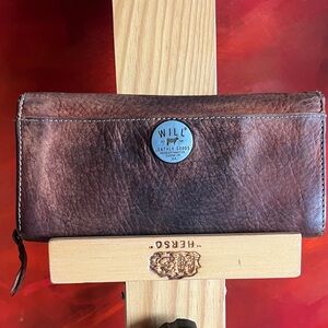 Will Leather Goods Rich Brown Wallet